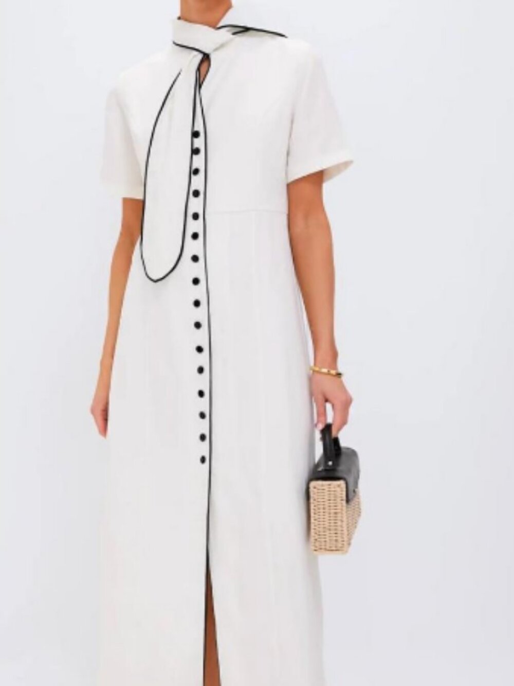 Tuckernuck Women's White and Black Dress